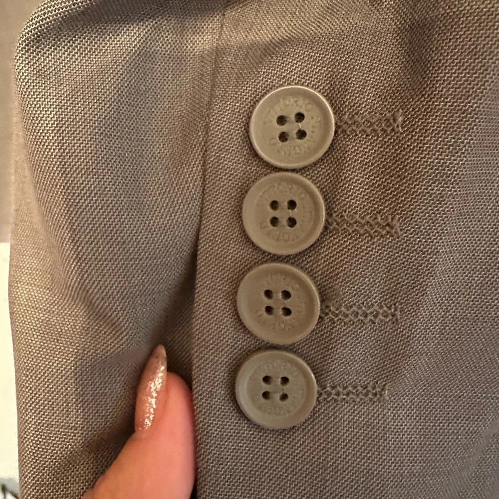 NWT Y2K Era Vittorio St Angelo Y2K Era Gray Sport Coat Blazer 40L